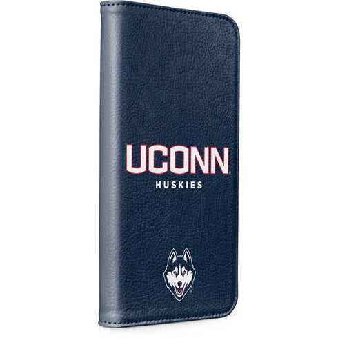 University of Connecticut Huskies UConn iPhone 15 Pro Folio Case