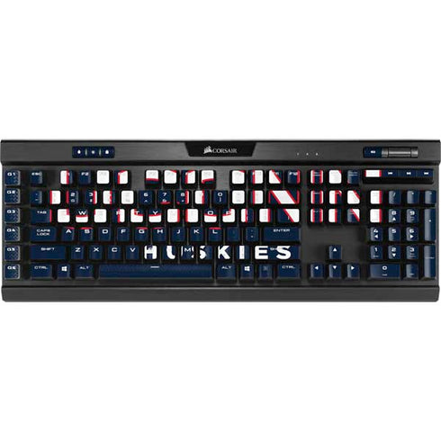University of Connecticut Huskies UConn K95 RGB PLATINUM Mechanical Gaming Keyboard Skin