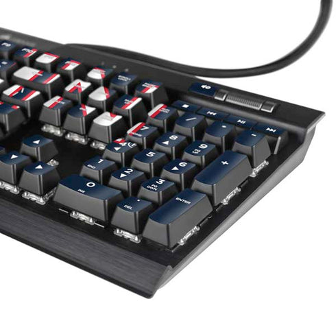 University of Connecticut Huskies UConn K95 RGB PLATINUM Mechanical Gaming Keyboard Skin