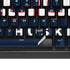 University of Connecticut Huskies UConn K95 RGB PLATINUM Mechanical Gaming Keyboard Skin
