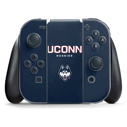 University of Connecticut Huskies UConn Nintendo Switch (2017-2021) Joy-Con Controller Skin