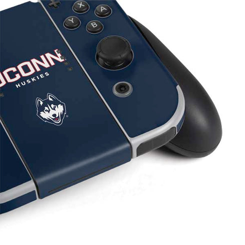 University of Connecticut Huskies UConn Nintendo Switch OLED (2021) Skin