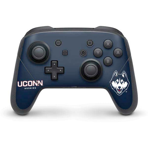 University of Connecticut Huskies UConn Nintendo Switch Pro Controller Skin