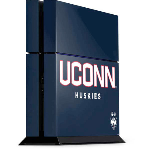 University of Connecticut Huskies UConn PS4 Console Skin