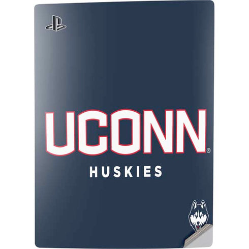 University of Connecticut Huskies UConn PS5 Digital Edition Console Skin