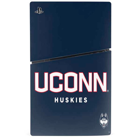 University of Connecticut Huskies UConn PS5 Slim Disk Bundle Skin
