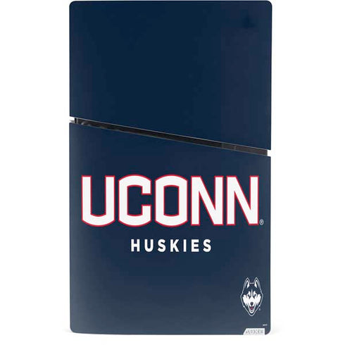 University of Connecticut Huskies UConn PS5 Slim Digital Edition Bundle Skin
