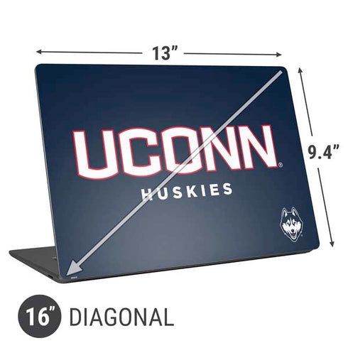 University of Connecticut Huskies UConn Universal Laptop 16in (13 x 9.4in) Skin