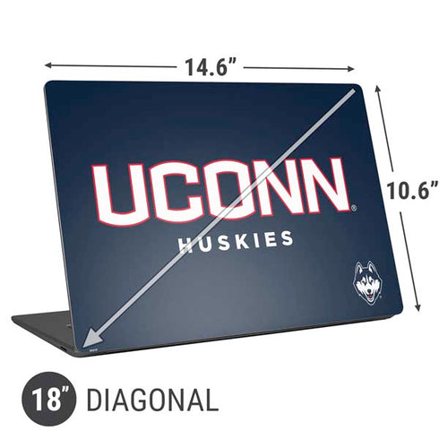 University of Connecticut Huskies UConn Universal Laptop 18in (14.6 x 10.6in) Skin