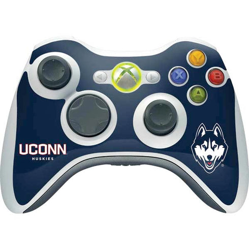 University of Connecticut Huskies UConn Xbox 360 Wireless Controller Skin