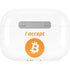 I Accept Bitcoin AirPods Pro 2nd Gen Skin