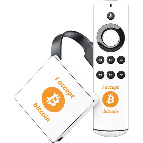 I Accept Bitcoin Amazon Fire TV Skin