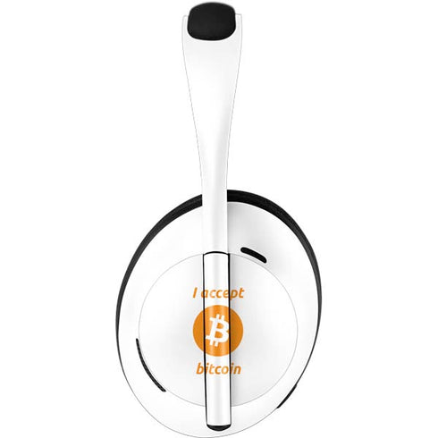 I Accept Bitcoin Bose Noise Cancelling Headphones 700 Skin