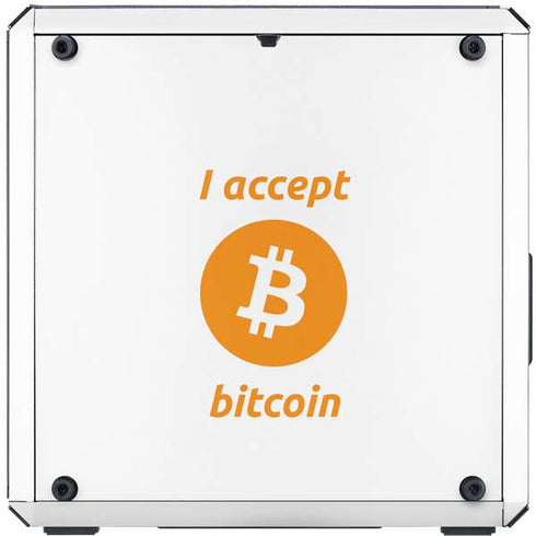 I Accept Bitcoin Cooler Master MasterBox Q300L Mini Tower Skin