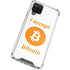 I Accept Bitcoin Galaxy A12 Clear Case