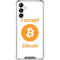 I Accept Bitcoin Galaxy A15 5G Clear Case