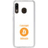 I Accept Bitcoin Galaxy A20 Clear Case