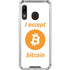 I Accept Bitcoin Galaxy A30 Clear Case
