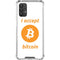 I Accept Bitcoin Galaxy A32 5G Clear Case