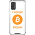 I Accept Bitcoin Galaxy A32 5G Clear Case