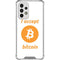 I Accept Bitcoin Galaxy A53 5G Clear Case