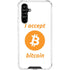 I Accept Bitcoin Galaxy A54 5G Clear Case