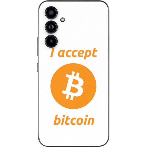 I Accept Bitcoin Galaxy A54 5G Skin