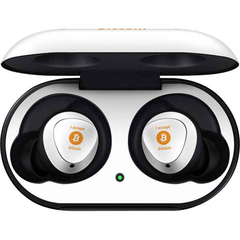 I Accept Bitcoin Galaxy Buds Skin
