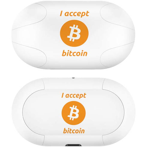 I Accept Bitcoin Galaxy Buds Skin