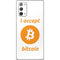I Accept Bitcoin Galaxy Note20 5G Skin