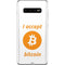 I Accept Bitcoin Galaxy S10 Plus Skin