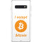 I Accept Bitcoin Galaxy S10 Skin