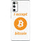 I Accept Bitcoin Galaxy S20 Fan Edition Skin