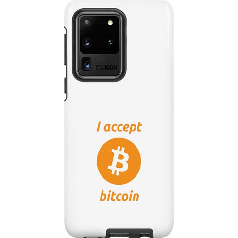 I Accept Bitcoin Galaxy S20 Ultra 5G Pro Case
