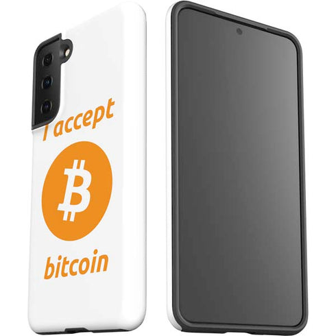 I Accept Bitcoin Galaxy S21 FE Pro Case