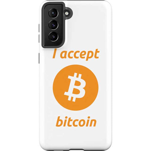 I Accept Bitcoin Galaxy S21 Plus 5G Pro Case
