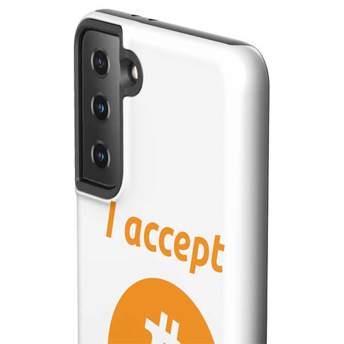 I Accept Bitcoin Galaxy S21 Plus 5G Pro Case