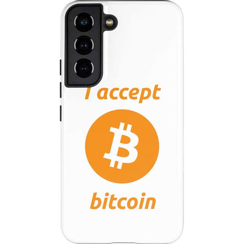 I Accept Bitcoin Galaxy S22 Pro Case