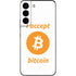 I Accept Bitcoin Galaxy S22 Skin