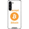 I Accept Bitcoin Galaxy S23 Clear Case