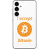 I Accept Bitcoin Galaxy S23 FE Skin