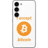 I Accept Bitcoin Galaxy S23 Skin