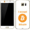 I Accept Bitcoin Galaxy S7 Edge Skin