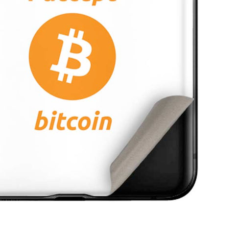 I Accept Bitcoin Galaxy Z Flip Skin