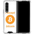 I Accept Bitcoin Galaxy Z Fold4 5G Clear Case