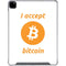 I Accept Bitcoin iPad Pro 12.9in (2020) Clear Case
