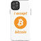 I Accept Bitcoin iPhone 11 Pro Max Impact Case
