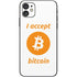I Accept Bitcoin iPhone 11 Skin