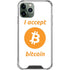 I Accept Bitcoin iPhone 12 Pro Clear Case