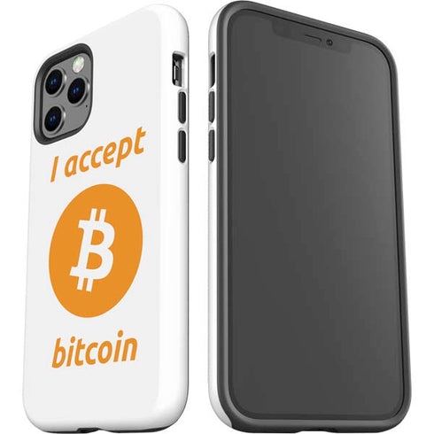 I Accept Bitcoin iPhone 12 Pro Impact Case